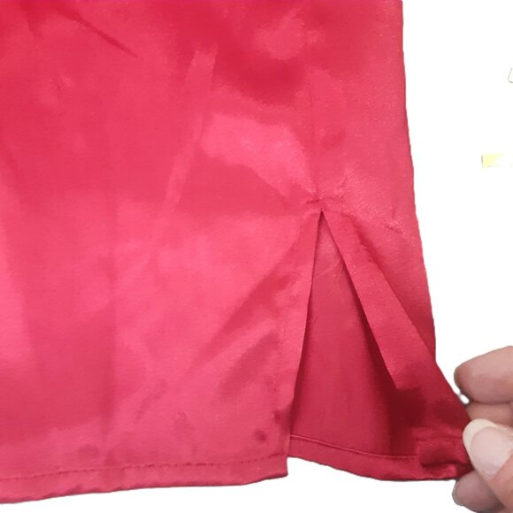 Notations Womans Top 3XL Sleeveless Cranberry Color Scoop Neck Holiday Party - Picture 4 of 8